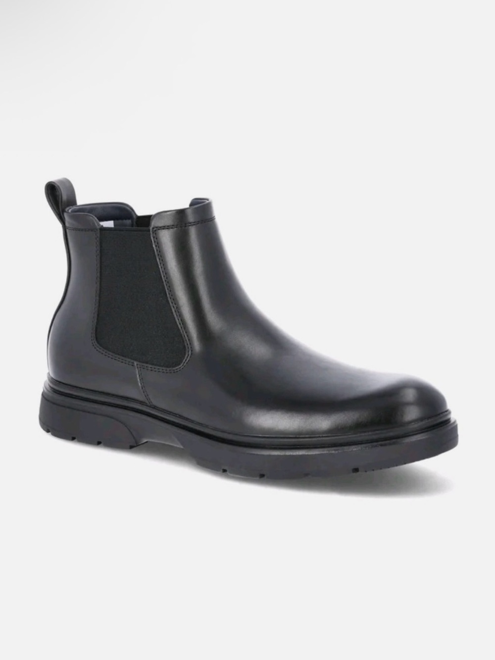 No Boundaries Men's Easy On & Off Garda Chelsea Boots In‎ Black Size 12 NEW